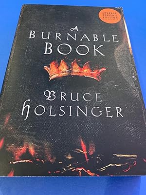 Seller image for A BURNABLE BOOK (arc) for sale by Happy Heroes