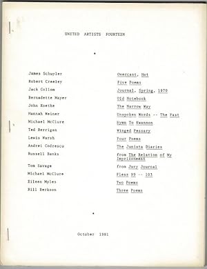 Seller image for United artists fourteen for sale by Rulon-Miller Books (ABAA / ILAB)
