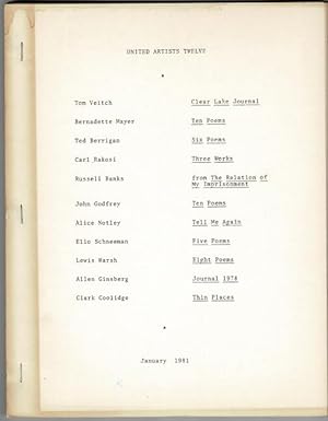 Seller image for United artists twelve for sale by Rulon-Miller Books (ABAA / ILAB)