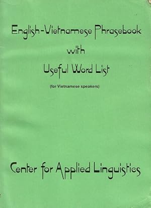 Seller image for English-Vietnamese phrasebook with useful word list (for Vietnamese speakers) for sale by Rulon-Miller Books (ABAA / ILAB)