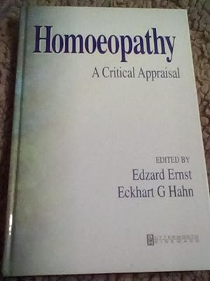 Seller image for Homeopathy: A Critical Appraisal for sale by Text4less