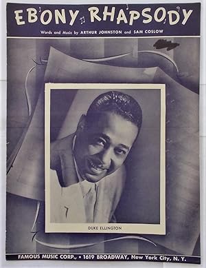 Ebony Rhapsody (Duke Ellington Front Cover Photograph) (Sheet Music)