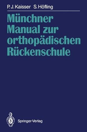 Münchner Manual zur orthopädischen Rückenschule.