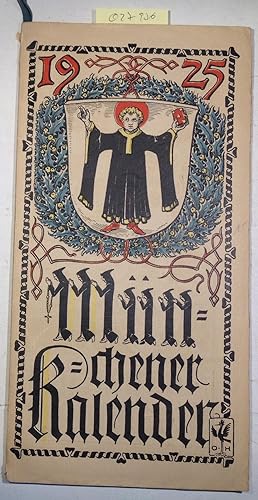 Seller image for Mnchener Kalender 1925. Eindunddreiigste (31.) Folge for sale by Antiquariat Trger