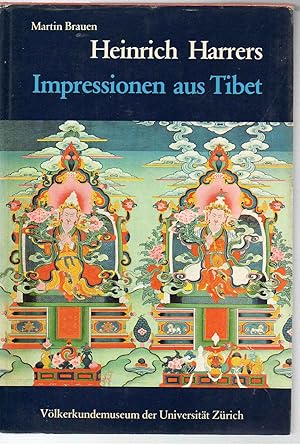 Bild des Verkufers fr Heinrich Harrers Impressionen aus Tibet. Gerettete Schtze. Mit Widmung und Signatur Harrers. zum Verkauf von Antiquariat time