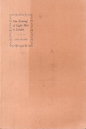 Bild des Verkufers fr One Evening of Light Mist in London_The Story of Annie Playden and Guillaume Apollinaire zum Verkauf von San Francisco Book Company