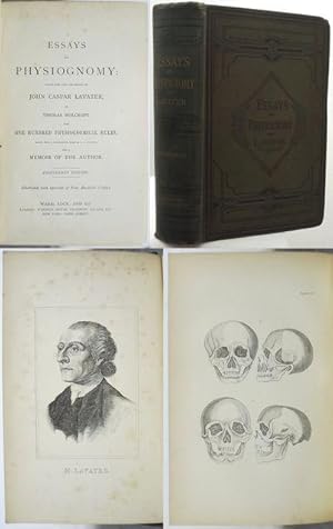 Imagen del vendedor de ESSAYS ON PHYSIOGNOMY: Translated from the German of . by Thomas Holcroft. Also one hundred Physiognomical Rules, taken from a posthumous work by J.C. Lavater; and a Memoir of the Author. a la venta por Francis Edwards ABA ILAB