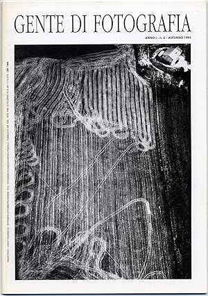 Gente di Fotografia n.2 1994 Rivista Photography magazine Cover Mario Giacomelli