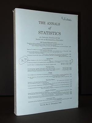 Seller image for The Annals of Statistics: An Official Journal of the Institute of Mathematical Statistics for sale by Tarrington Books