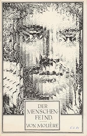 Seller image for Programmheft Moliere: DER MENSCHENFEIND Premiere 21. Juni 1983 for sale by Programmhefte24 Schauspiel und Musiktheater der letzten 150 Jahre