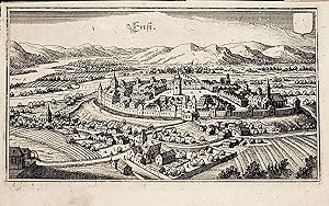 ENNS, Merian ca.1649 Ansicht / vie [Aus: Merian: Topographia Provinciarum Austriacaru etc.]