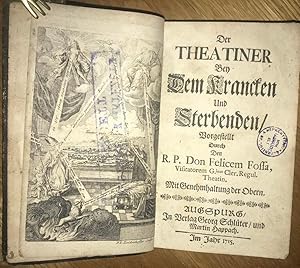 Seller image for Der Theatiner bey dem Krancken und Sterbenden. for sale by Antiquariat Uwe Turszynski