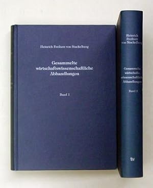 Bild des Verkufers fr Gesammelte wirtschaftswissenschaftliche Abhandlungen. [2 Bde.; komplett]. zum Verkauf von antiquariat peter petrej - Bibliopolium AG