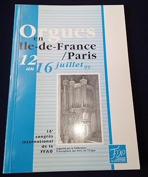 L'Orgue Francophone - Numéro hors-série Orgue en Ile de France / Paris