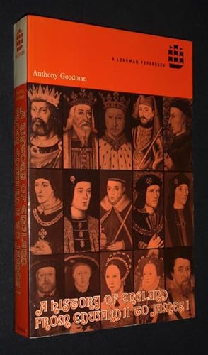 Bild des Verkufers fr A History of England from Edward II to James I zum Verkauf von Abraxas-libris