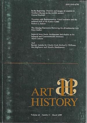 Seller image for Art History (Journal of the Association of Art Historians) Volume 22 Number 1 March 1999 for sale by Bookfeathers, LLC