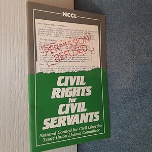 Imagen del vendedor de Civil Rights for Civil Servants a la venta por East Kent Academic