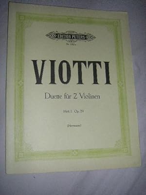 Immagine del venditore per Duette f�r zwei Violinen venduto da Versandantiquariat Rainer Kocherscheidt