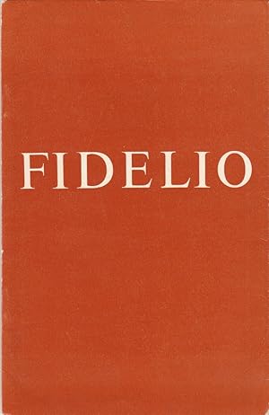 Image du vendeur pour Programmheft Ludwig van Beethoven FIDELIO Premiere 16. Dezember 1970 mis en vente par Programmhefte24 Schauspiel und Musiktheater der letzten 150 Jahre