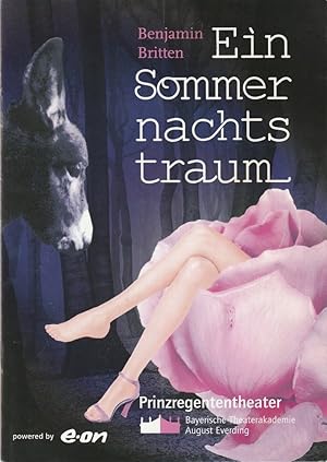 Image du vendeur pour Programmheft EIN SOMMERNACHTSTRAUM. Oper von Benjamin Britten Premiere 16. Juni 2004 mis en vente par Programmhefte24 Schauspiel und Musiktheater der letzten 150 Jahre