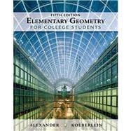 Seller image for Elementary Geometry For College Students for sale by eCampus