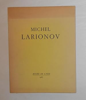 Seller image for Michel Larionov (Musee de Lyon 1967) for sale by David Bunnett Books