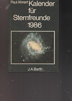 Kalender für Sternfreunde 1986. Kleiner astronomisches Jahrbuch.