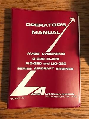 Operator's Manual 0-320,10-320 A10-320 and L10-320 Series Aircraft Engines