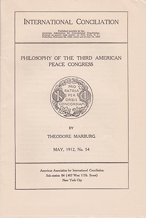 Philosophy of the Third American Peace Congress