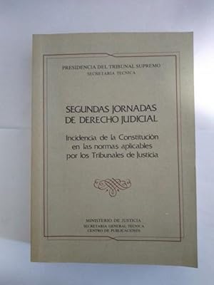 Seller image for Segundas Jornadas de Derecho Judicial for sale by Libros Ambig