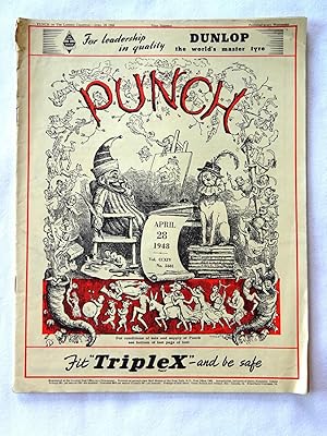 PUNCH or The London Charivari, Vol CCXIV, No 5601, 28 April 1948. Original Magazine.