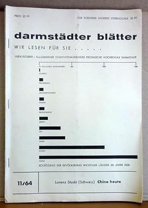 Darmstädter Blätter - wir lesen für Sie . Heft 11 / 1964