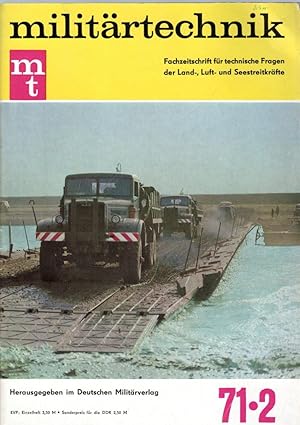 militärtechnik (mt) Fachzeitschrift für technische Fragen der Land-, Luft- und Seestreitkräfte. 1...