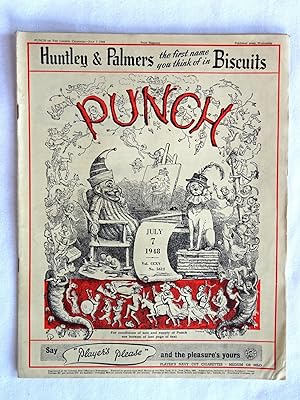 PUNCH or The London Charivari, Vol CCXV, No 5612, 7 July 1948. Original Magazine.