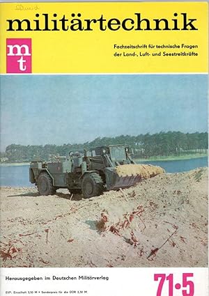 militärtechnik (mt) Fachzeitschrift für technische Fragen der Land-, Luft- und Seestreitkräfte. 1...