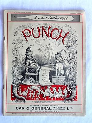 PUNCH or The London Charivari, Vol CCXV, No 5638, 29 December 1948. Original Magazine.