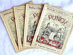 PUNCH or The London Charivari, Vol CCXII, No 5552 to 6, All 4 June issues of 1947. Four Original ...