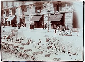 Bari dopo il bombardamento Maggio 1915 Foto originale alla celluidina L765