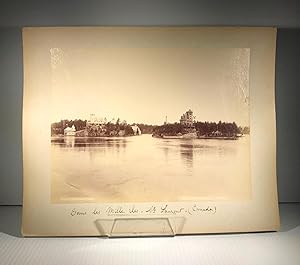 Dans les Mille Îles Saint-Laurent Canada. In Thousand Islands. Photographie. Photograph