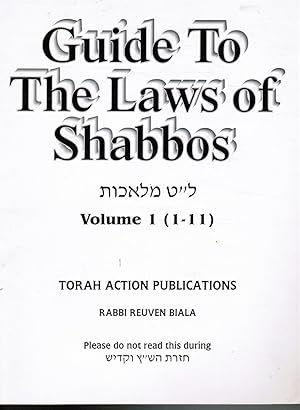 Guide to the Laws of Shabbos - Volumes 1 and 2