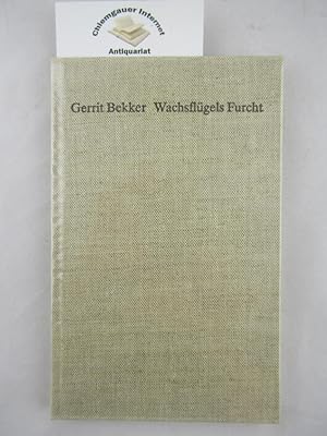 Seller image for Wachsflgels Furcht : Gedichte. for sale by Chiemgauer Internet Antiquariat GbR