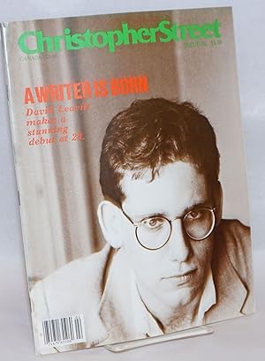 Imagen del vendedor de Christopher Street: vol. 8, #2, whole issue #86, March 1984: A Writer is Born; David Leavitt a la venta por Bolerium Books Inc.