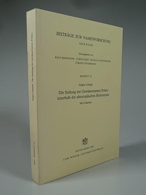 Immagine del venditore per Die Stellung der Gewssernamen Polens innerhalb der alteuropischen Hydronymie. venduto da Antiquariat Dorner