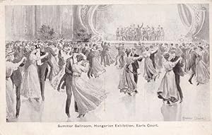 Summer Ballroom Hungarian Exhibition Earls Court London Old Postcard