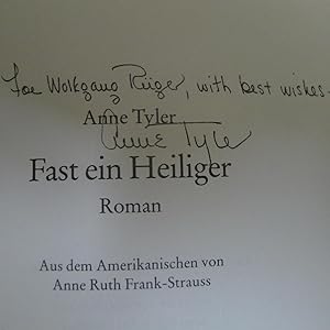 Fast ein Heiliger, Roman, Aus dem Amerikanischen von Anne Ruth Frank-Strauss,