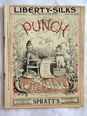 PUNCH or The London Charivari, Vol CLVI, No 4061. 7 May 1919. Original Magazine.