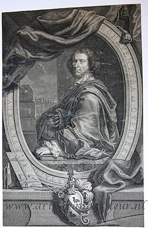 [Original engraving/gravure] BONAVENTURA ab OVERBEKE / ÆTATIS SVÆ XLV (portrait of Bonaventura va...