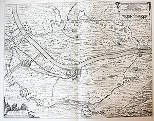 [Engraved carthography/gegraveerde kaart] 'Arcis Gennipensis oppugnatae atque expugnatae'; Siege ...