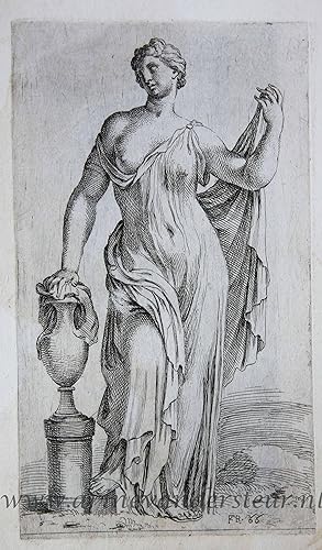 [Antique print, etching/ets, Rome] Borghese Venus ['Segmenta nobilium signorum et statuarum.'], p...