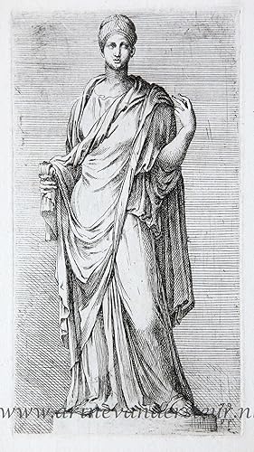 [Antique print, etching/ets, Rome] Medici Agrippina ['Segmenta nobilium signorum et statuarum.'],...